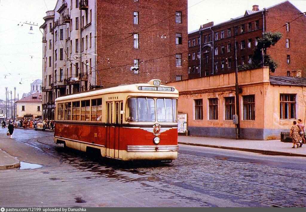 Трамвай 1960 года фото