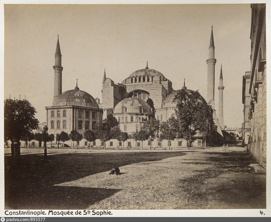 Picture of Hagia Sophia in 1883 