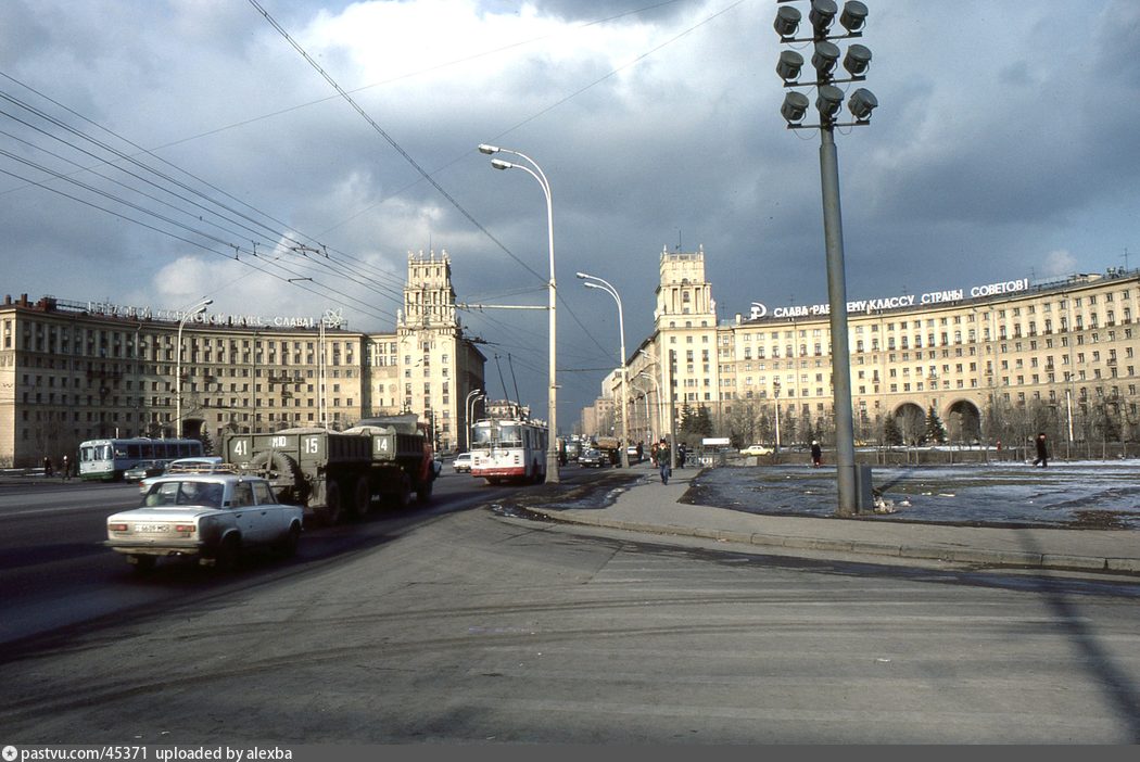 Москва площадь гагарина карта