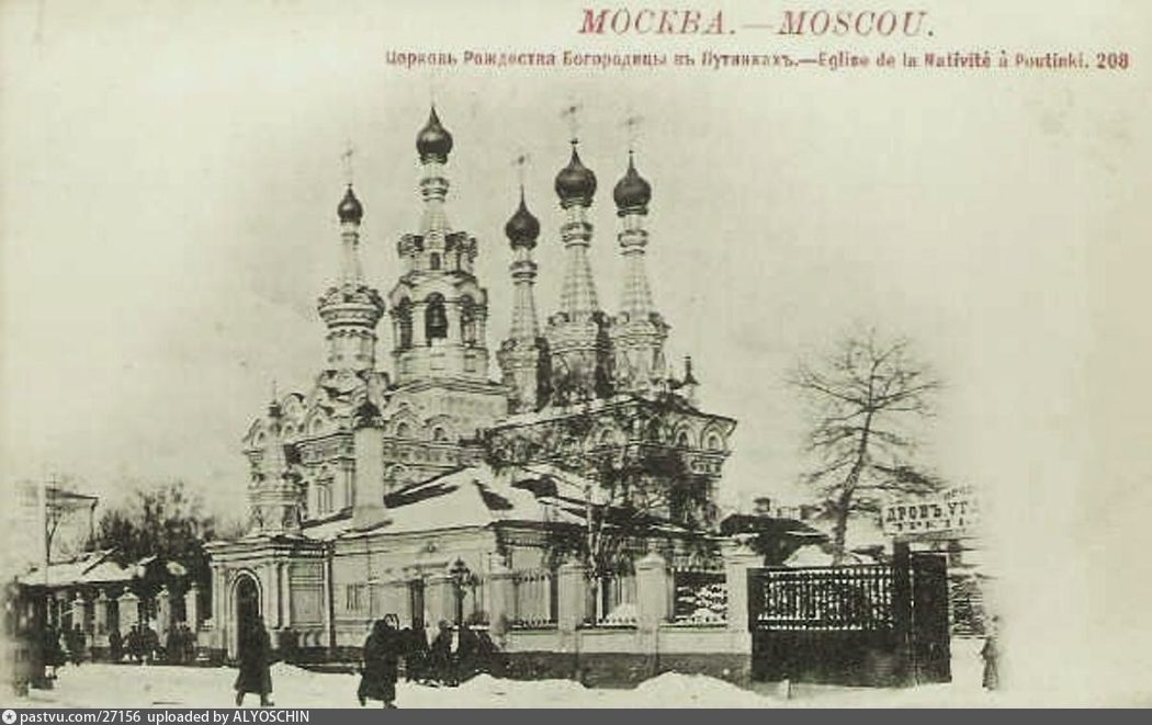 Карта церквей москвы до 1917 года