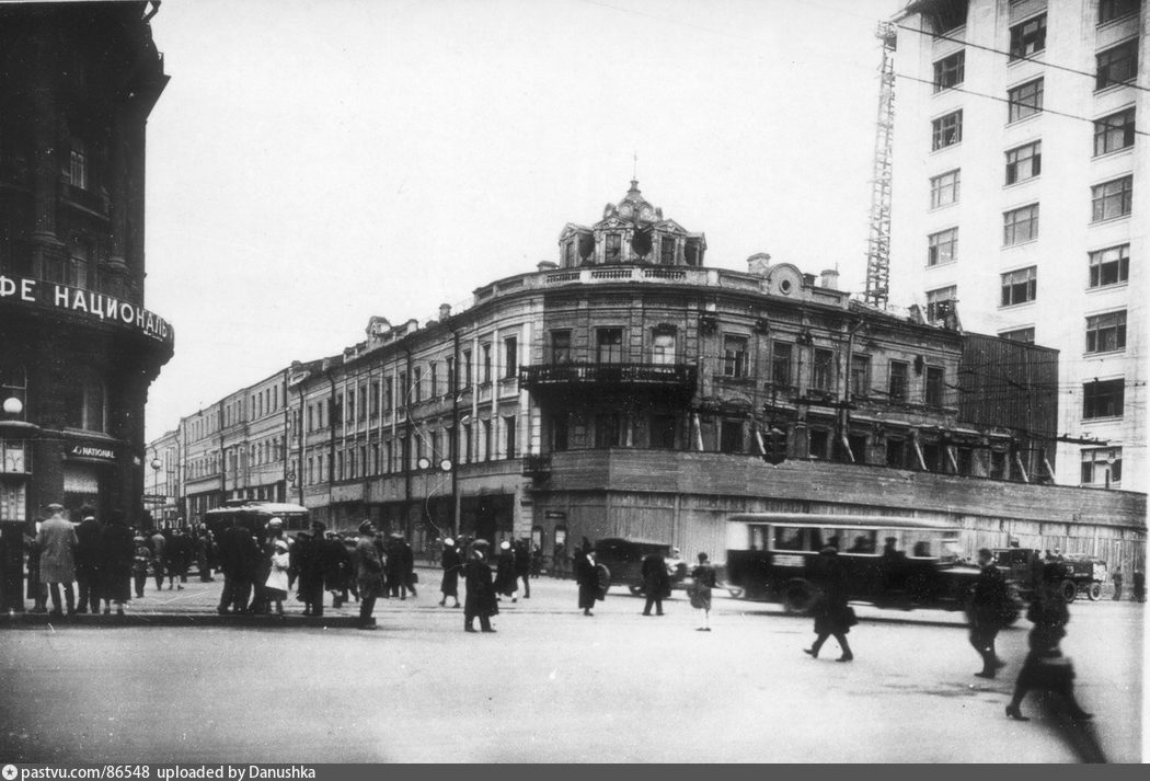 Тверская улица в москве старые