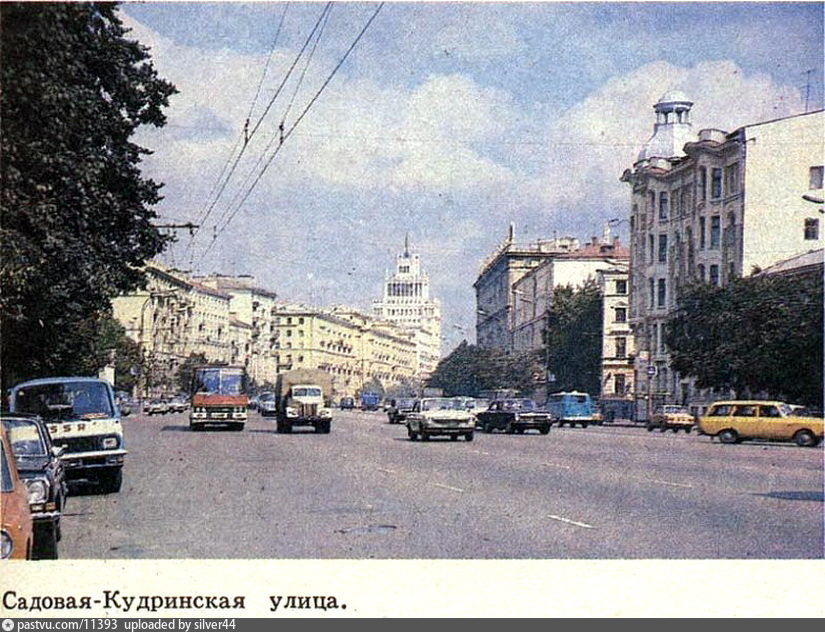 Москва улица садово кудринская