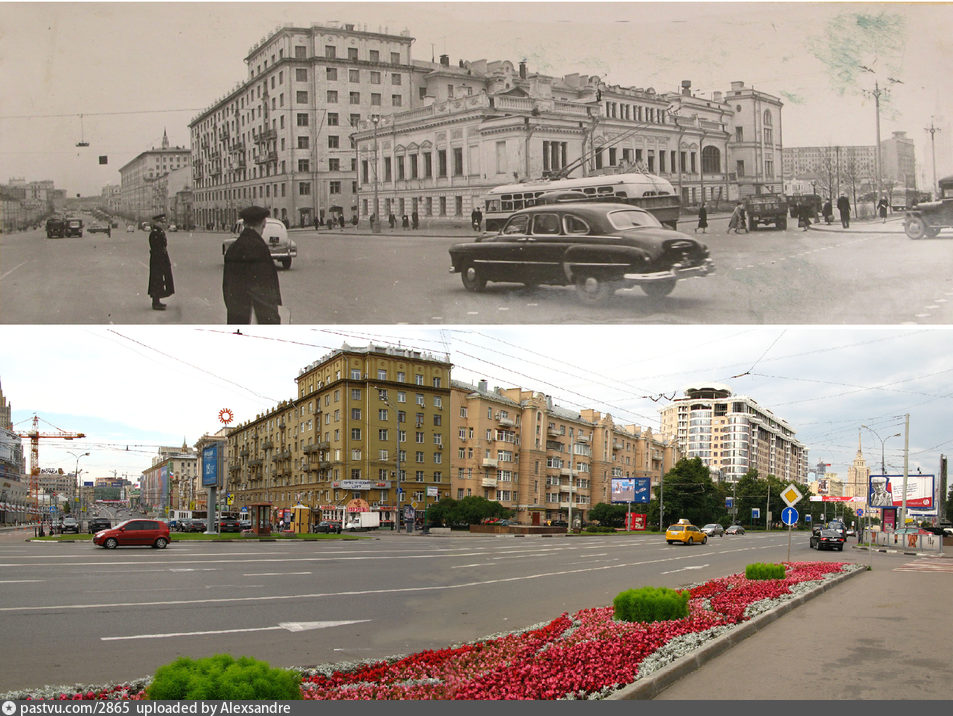 Сравнение старой и новой москвы