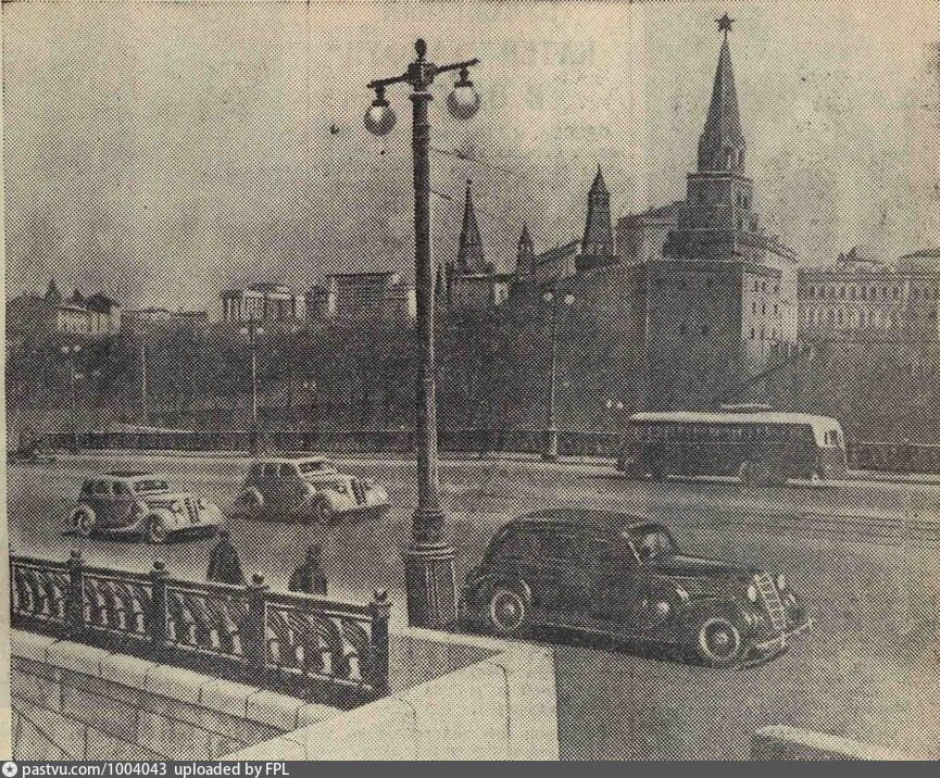 План москвы 1952 года