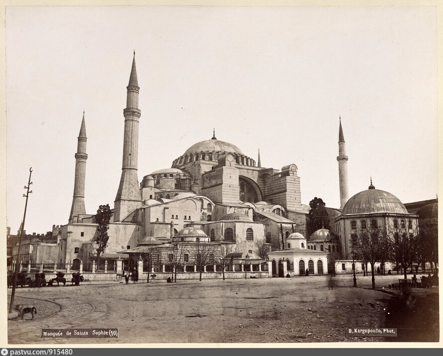 Picture of Hagia Sophia in 1870 