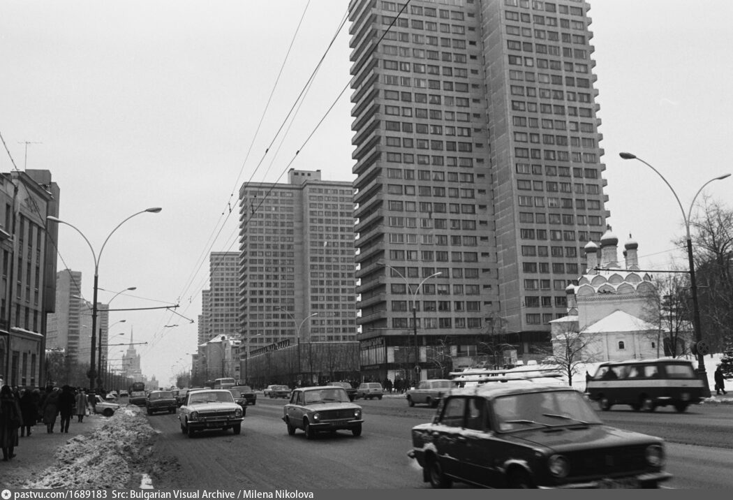 Строительство проспекта калинина в москве фото