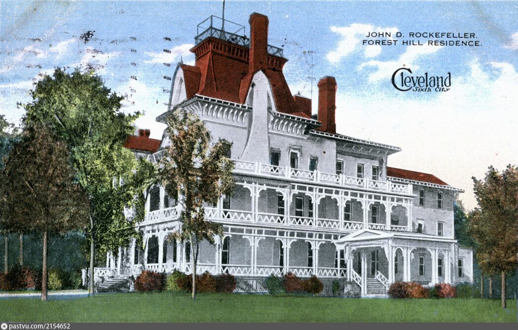 John D. Rockefeller Forest Hill residence - Retro photos