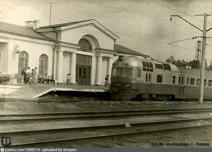Старинные фото вокзала Рощино  разных лет Поезда,История