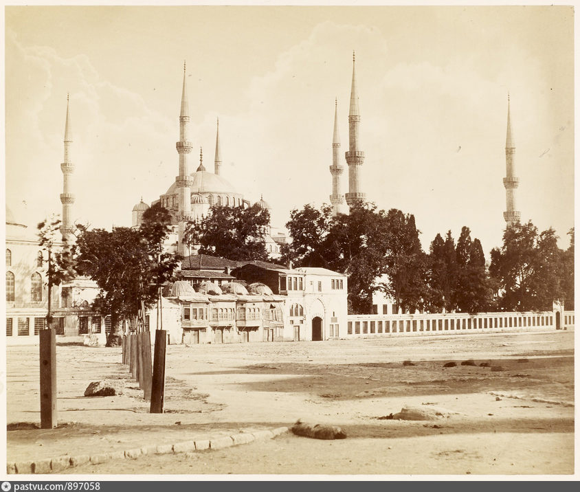 Picture of Hagia Sophia in 1860 