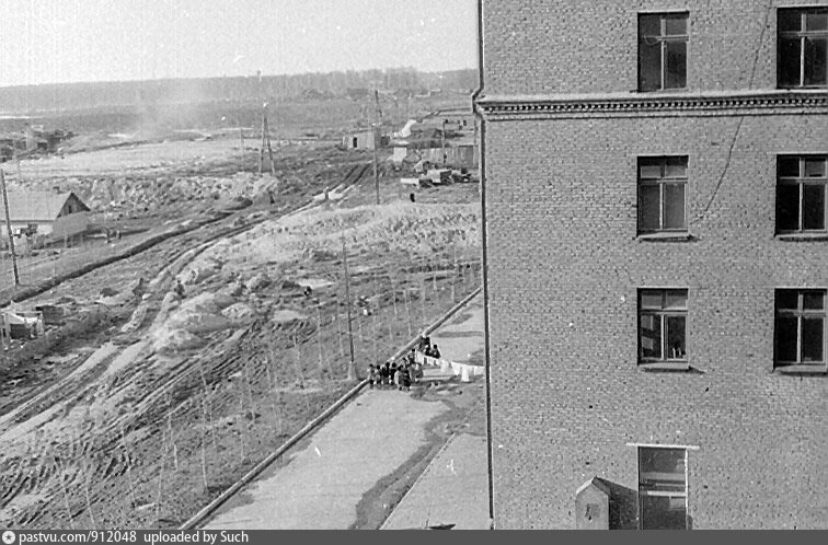 Вид из окна 28 дома по Заводской улице (ныне Дмитровское шоссе, 151к4)