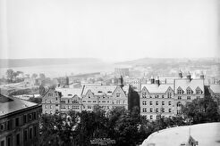 Hudson River, north from Columbia University (1900)
