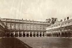 Cambridge. Nevile's Court, Trinity College (Library and Cloisters) (1865)