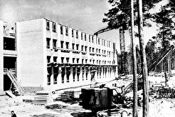 Строительство главного корпуса НГУ (1960)