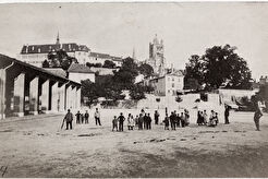 Place de la Riponne, la Grenette (1871)