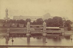 Progress of the Crystal Palace at Sydenham (1854)