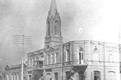 Xilaskar kilsəsi / Erlöserkirche. Lutheran Church in Baku. Лютеранская церковь на Телефонной улице (1900)