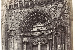 Cathédrale de Bayeux. Portail de droite (1850)
