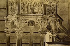 Pulpito di Nicola Pisano nel Battistero (1870)