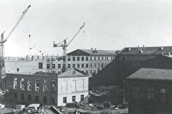 Вид на внутренний двор главного корпуса политехнического института (1961)