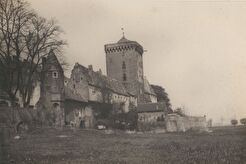 Äussere Mauer mit Rheinturm, Zons (1903)