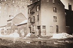Barrow Street at Hudson Street (1900)