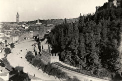 Vista di viale Mazzoni dal campanile della chiesa di S. Domenico (1925)
