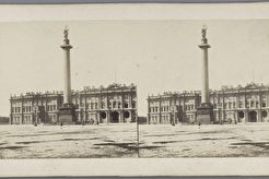 Зимний дворец и Александровская колонна (1859)