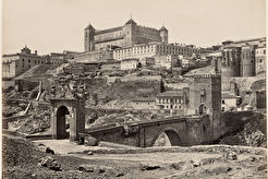 Toledo desde el Oeste, con el Alcázar (1850)