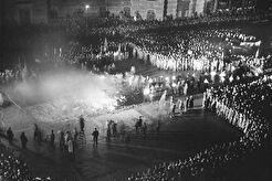 The book burning ceremony by Nazi 10 May 1933 (1933)