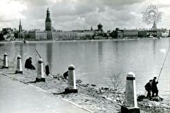 Рыбалка на берегу Даугавы (1960)