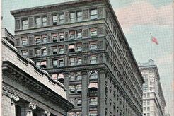 Monroe St east from La Salle (1900)