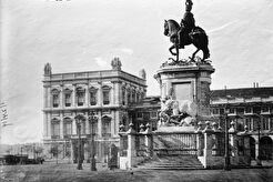 Estátua equestre de D. José I & Praça do Comércio (1860)
