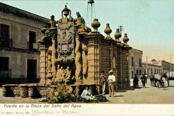 Fuente el la Plaza del Salto del Agua (1909)