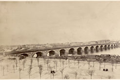 Bordeaux. Pont de pierre sur la Garonne (1865)