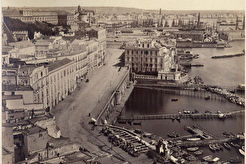 Via Santa Lucia e Hotel de Rome (1865)