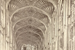 Cambridge. King's College Chapel, Choirstalls (Interior) (1865)