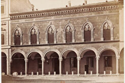 Veduta del Palazzo Isolani (1865)