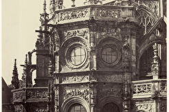 Caen. Eglise St Pierre, détail supérieur (1857)