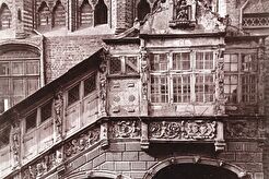 Rathaus. Treppe an der Ostseite (1880)