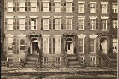 11-13 St. Luke's Place, row of townhouses (1900)