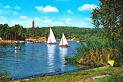 West-Berlin. Havel mit Grunewaldturm (1960)
