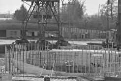 Строительство телебашни в Останкино (1960)
