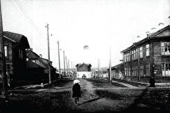 Свердловск. Перспектива улицы Малаховской (1920)