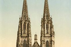 Regensburger Dom: Westfassade (1896)