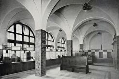 Neubau der „Münchner Neuesten Nachrichten“, Expeditionshalle (1904)