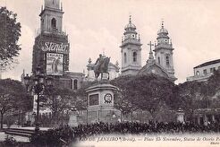Estátua do general Osório & Praça Quinze de Novembro (1905)