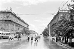 Перекрёсток Ленинского проспекта и улицы Ленина (1960)