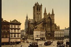 L'église Saint-Nicolas. Gand (1890)