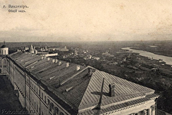 Вид на восточную часть города с колокольни Успенского собора (1900)