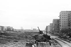 Работы по созданию будущего Звездного бульвара (1960)